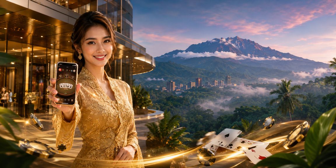 Pemain baccarat mudah alih di Sabah menggunakan telefon pintar